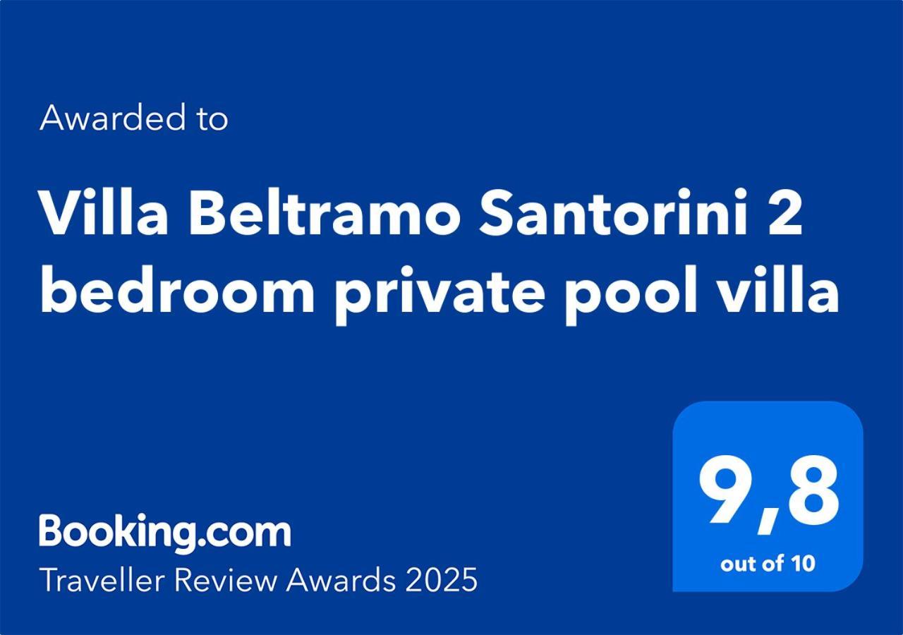 Villa Beltramo Santorini 2 Bedroom Private Pool Villa Foinikiá 外观 照片